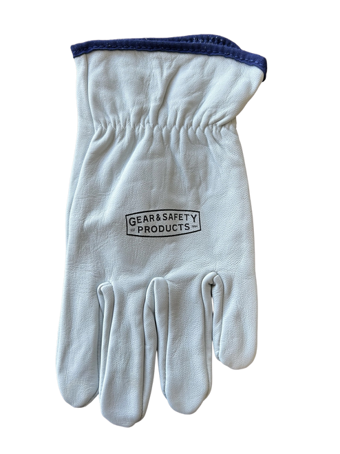 Unlined Goatskin Top Grain Leather Work Gloves