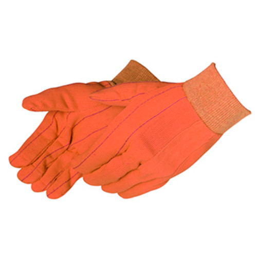 F4518CR - 18oz Orange Double Palm Canvas Gloves