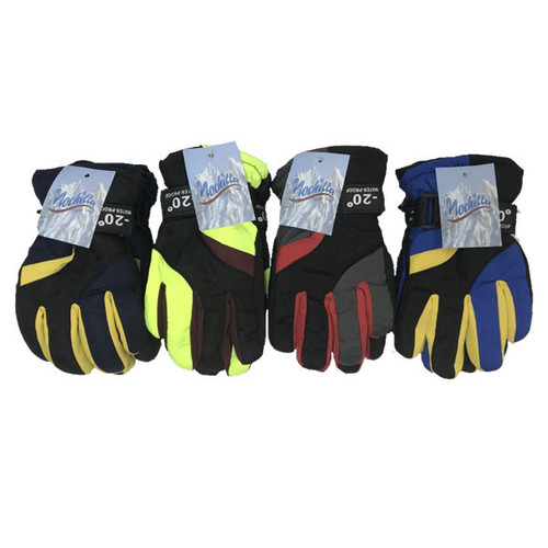 Kids Insulated Waterproof Ski Gloves - XS Only