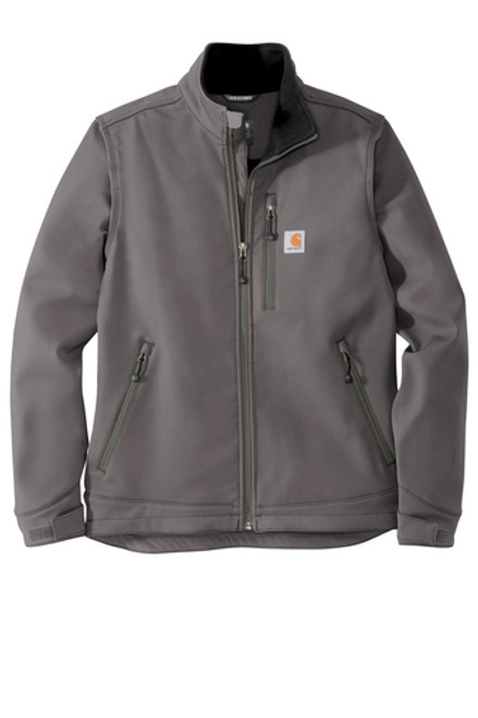 RAIN DEFENDER® GRAY RELAXED FIT HEAVYWEIGHT SOFTSHELL JACKET