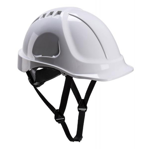 Portwest PS54 - Endurance Plus Climbing Helmet With Chin Strap - Class E (white)