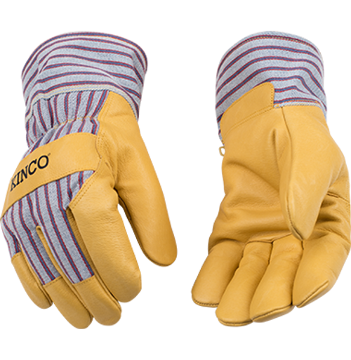 General Purpose Work Gloves, Cotton Work Gloves, Jersey Gloves, Canvas Work  Gloves - - Ansell 23-491-10 Size 10 Hi-Viz Orange Winter Monkey Grip Jersey  Lined Cold Weather Gloves With Wing Thumb, Knit Wrist