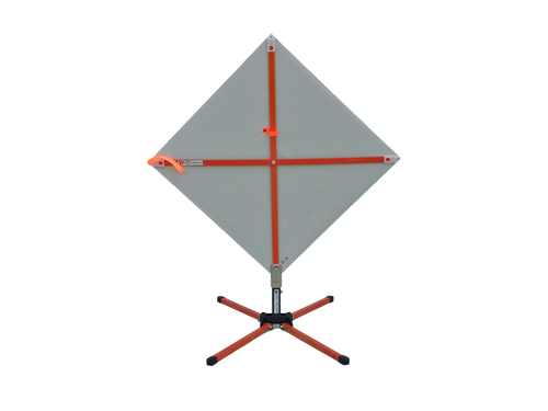 Traffix® Sign Stand w/ Step-N-Drop Legs & Standard Latch Bracket Assembly