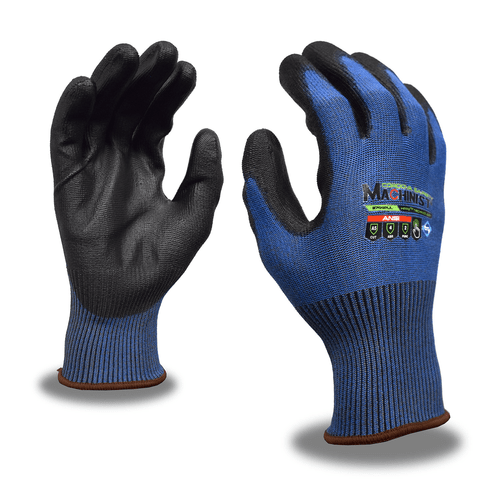 Cordova® Machinist® HPPG² A5 Cut-Resistant Gloves (Sold by the dozen) - Blue