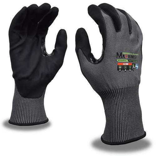 Cordova® Machinist® HPPG² A5 Cut-Resistant Gloves (Sold by the dozen) - Dark Gray