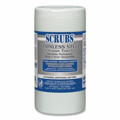 SCRUBS® Stainless Steel Cleaner Towel (6 containers per case)