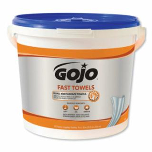 Gojo® FAST WIPES® Hand Cleaning Towels, Citrus, Wet Wipe Bucket (2 buckets per case) Gojo® FAST WIPES® Hand Cleaning Towels, Citrus, Wet Wipe Bucket (2 buckets per case)