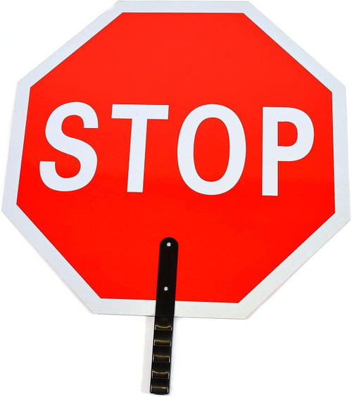 STOP/SLOW ALUMINUM-18in PADDLE with handle STOP/SLOW ALUMINUM-18in PADDLE with handle
