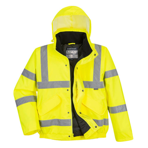 Portwest® Hi-Vis Winter Bomber Jacket Yellow