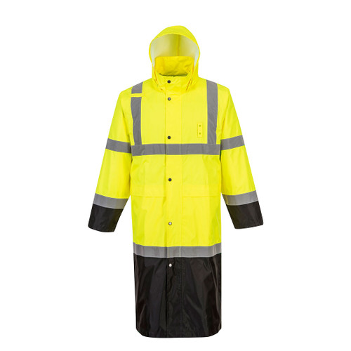 Portwest® Hi-Vis Contrast Rain Coat 48"