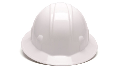 Pyramex® Full Brim Hard Hat color White 