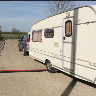 CHECKERS® 2-Channel Guard Dog® Hinged Cable Protector - Orange/Black