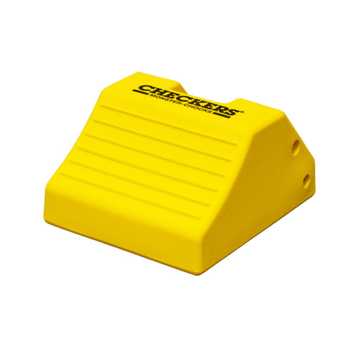 CHECKERS® Heavy-Duty Wheel Chock - 65-105 in. Tire Diameter- 275 Ton Capacity