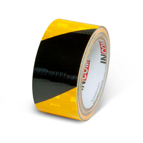 Incom® Prismatic Hazard Stripe Engineer Grade Reflective Adhesive Tape (2"X30')