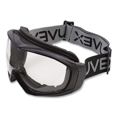 UVEX Sub-Zero™ Goggles, One Size, Clear Tint, Black Frame, Top/Bottom Ventilation, HydroShield® Anti-Fog Coating