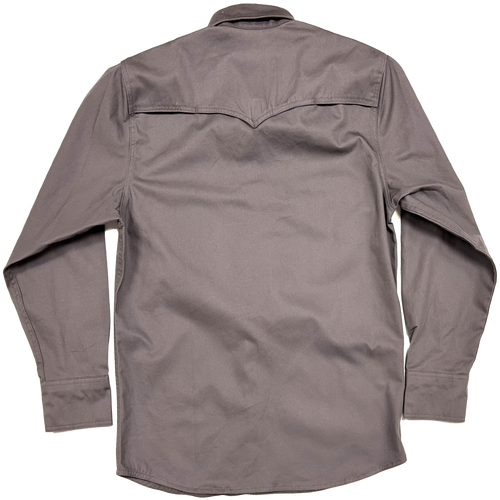 ARMOUR GUARD® Gray Western Style FR Work Shirt 