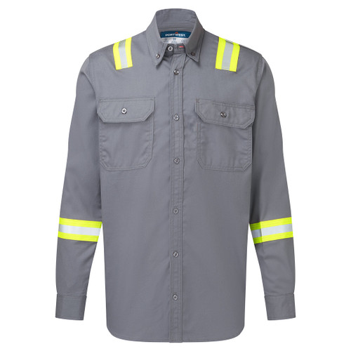 Portwest Bizflame 88/12 Long Sleeve FR Taped Shirt