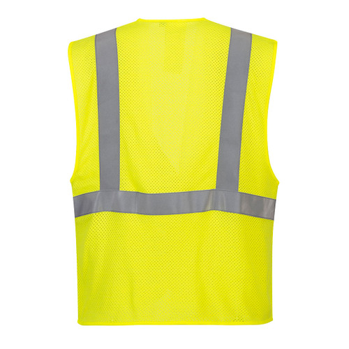 Portwest Modaflame Hi-Vis ARC FR Mesh Vest Yellow