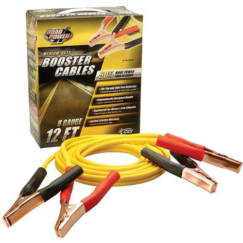 Southwire® Medium-Duty 300A Yellow Booster Cables – 12' (1 PAIR)