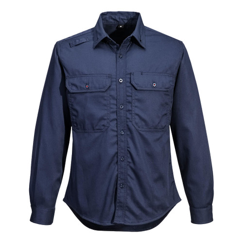 Portwest® FR724 Bizflame 88/12 Women's FR Shirt - Navy 