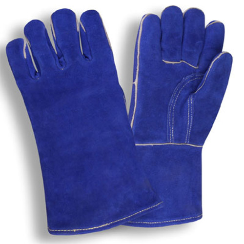 LIBERTY GLOVE 7374 Blue Side Select Cowhide Welder's Gloves