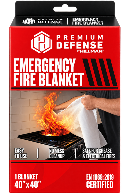 Premium Defense Emergency 40" x 40" Fire Blanket 