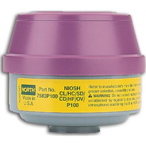 NOS7583P100 - Organic Vapor & Acid Gas Cartridge + P100 Particulate Filter  ## NOS7583P100 ##