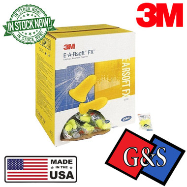 3M™ E-A-Rsoft™ FX™ Earplugs, Uncorded, Bulk Pack | International
