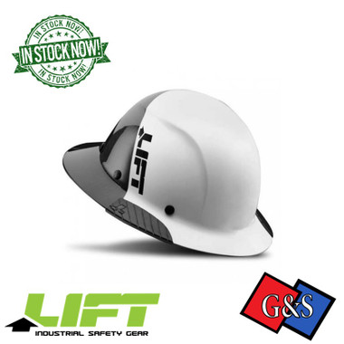 LIFT Safety® Dax Hard Hat Full Brim (Type 1 Class G/C) - White