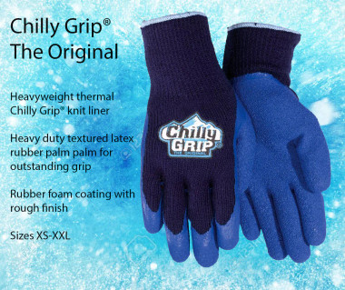Red Steer® Chilly Grip® Insulated Palm Coated Gloves | G&S Safety