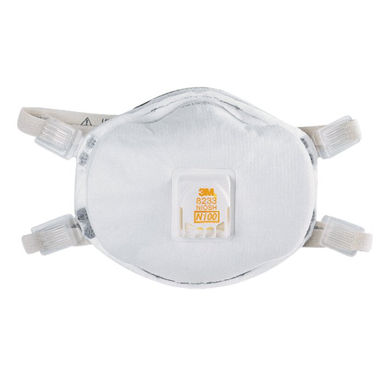 3M8233 N100 Particulate Respirators - Sold by the each