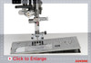 Easy to remove needle plate with push of button Easy to remove needle plate with push of button