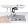 Close-up of the Superior Needle Threader 2 on the Janome Skyline S3 Anniversary Edition
