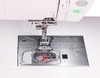 large stitch plate and sewing area