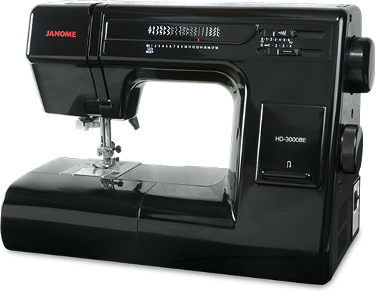 Janome HD-5000 Black Edition Sewing Machine with Bonus Package