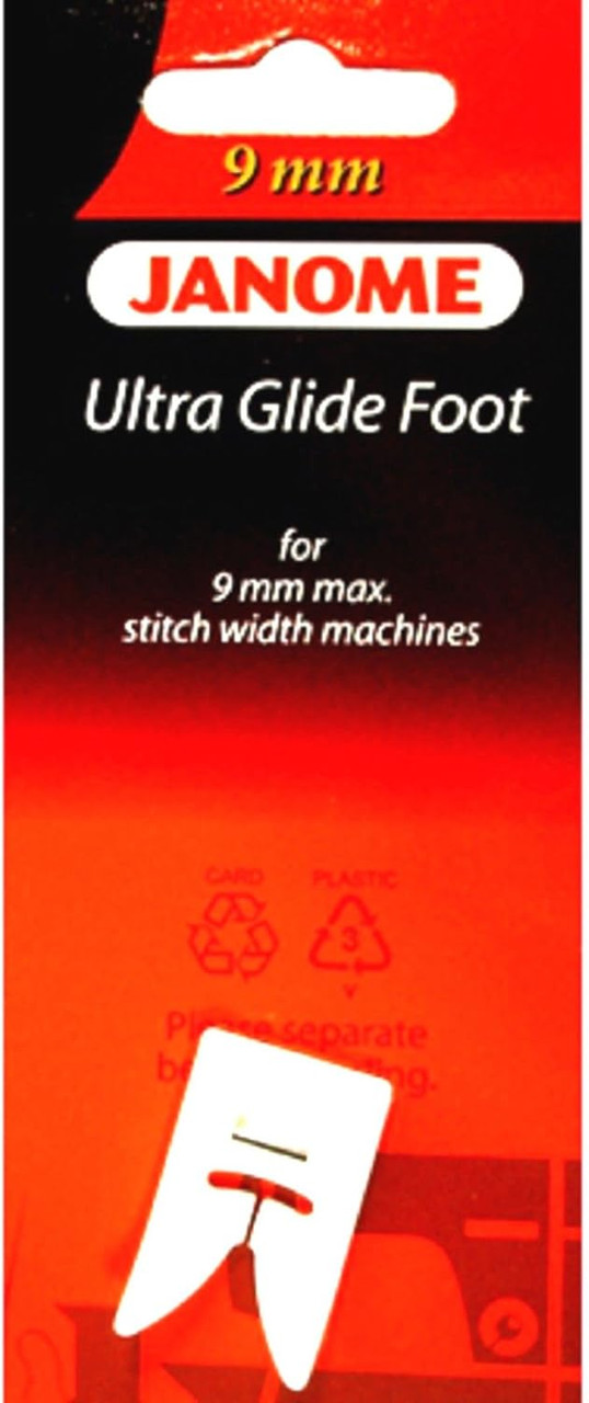 Piedino Ultra Glide Janome Per Macchina Da Cucire – Scorre Su Pelle E Tessuti Delicati, Resina Speciale