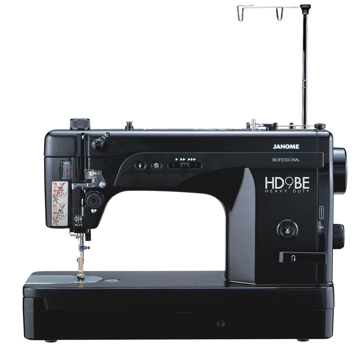 Janome HD9 V2 Professional Heavy Duty Black Edition with Bonus