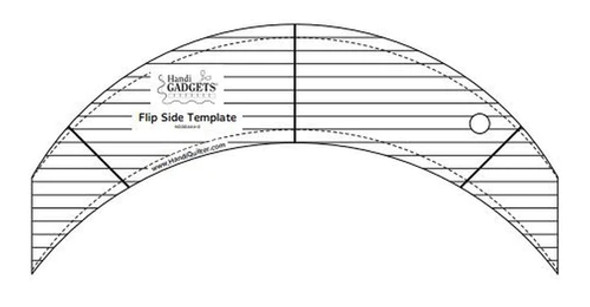 Handi Quilter Flip Side Ruler for creating smooth curves on your quilt