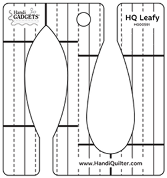 Handi Quilter Leafy Ruler Pattern Design