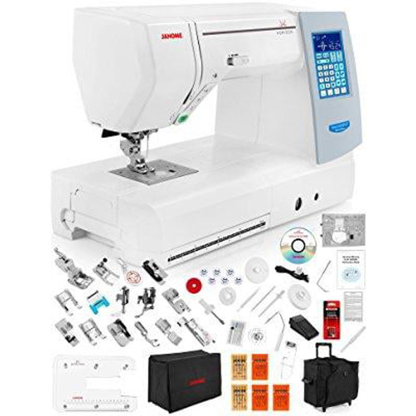 Janome Memory Craft Horizon 8200QCP Special Edition Quilting Sewing Machine With Bonus Package
