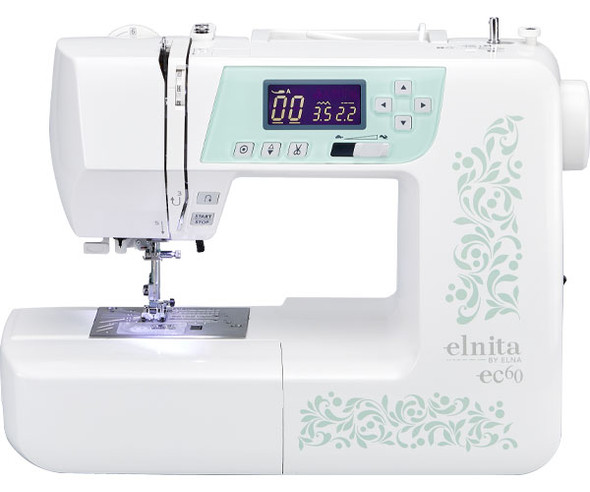 Elna Elnita ec60 Computerized Sewing Machine with Bonus Package