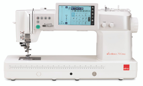 Elna eXcellence 790Pro Quilting Sewing Machine (Compare Janome M7) with Bonus Package