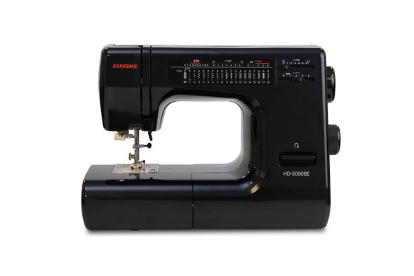 Janome HD-5000 Black Edition Sewing Machine with Bonus Package