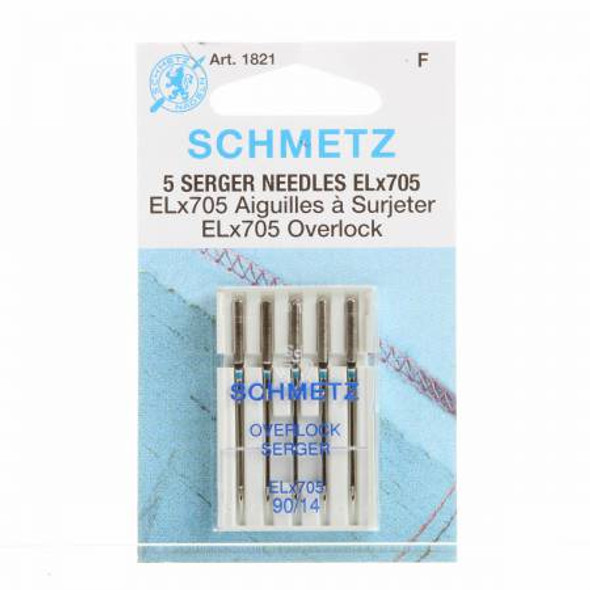 Schmetz Overlock Needle ELx705 for Sergers Size 14/90