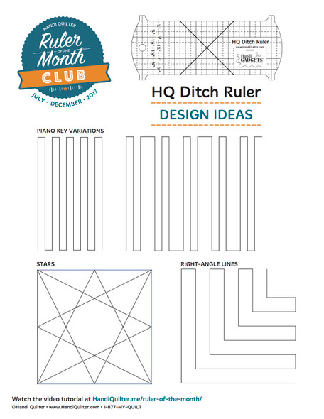 Ruler Design board for adding creativity to your quilts