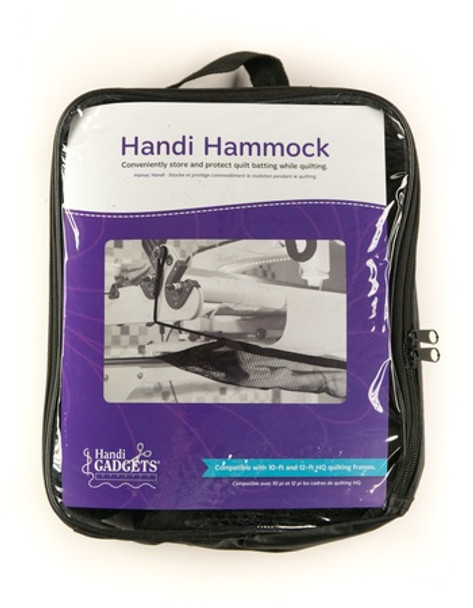 Handi Quilter Hammock for storing batting on long arms
