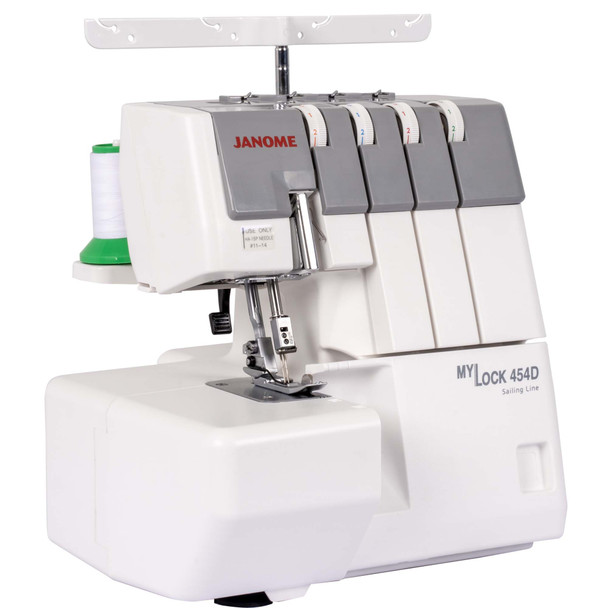Front of Janome 454D with side view