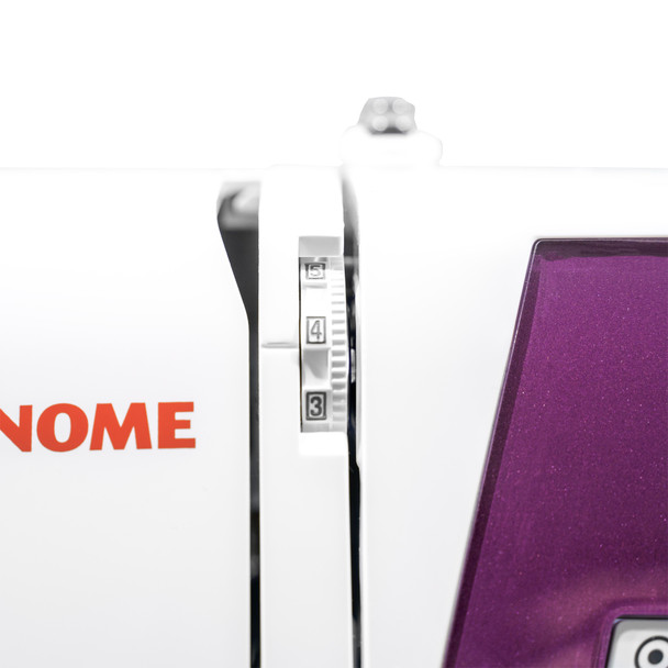 Head cover showing thread path