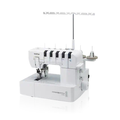 Brother CV3550 left side view showing compact design and threading system