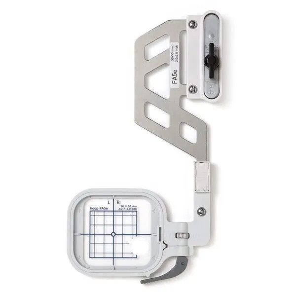 Janome FA5E small free arm embroidery hoop for cuffs and detailed designs